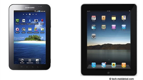 Samsung Galaxy Tab a Apple iPad