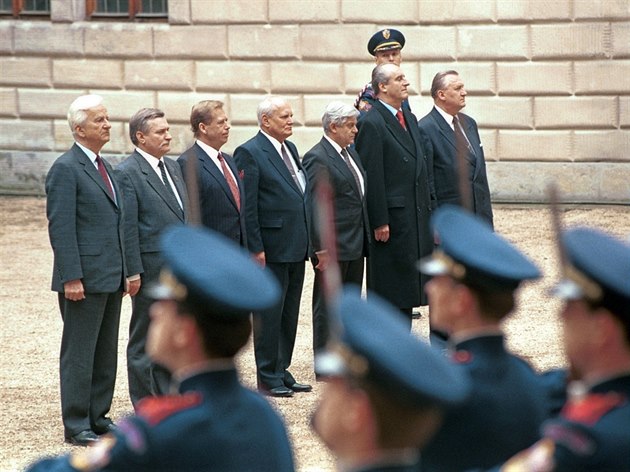 Setkání prezident v Litomyli v roce 1994