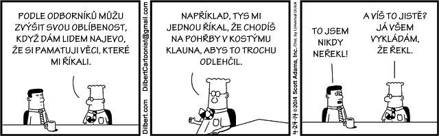 Čtvrtek, 24. dubna