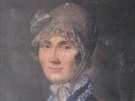Portrt eny z roku 1813 je na zadn stran na pltn znaen J. D. Grsou.