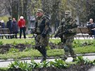 Východodukrajinský Slavjansk padl do rukou proruských ozbrojenc (14. dubna...