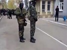 Ozbrojenci v ukrajinském Slavjansku