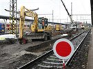 Na olomouck�m hlavn�m n�dra�� jsou nyn� v pln�m proudu stavebn� pr�ce v r�mci...