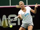 Andrea Hlaváková se pipravuje na semifinále Fed Cupu v Ostrav.