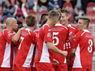 DEMOLICE ZNOJMA. Fotbalisté Baníku Ostrava deklasovali Znojmo, takhle se...
