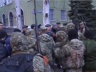 Obsazení policejní budovy v Kramatorsku