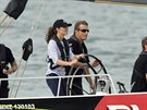 Kate bhem závodu jacht (Auckland, 11. dubna 2014)