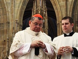 Kardinál Dominik Duka slouil tradiní eucharistickou slavnost Missa...