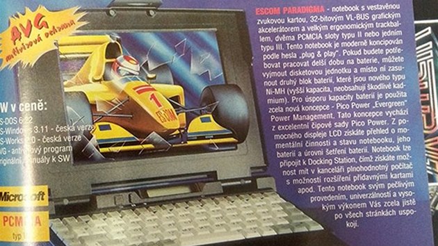 Fotografie z herních časopisů vydaných v roce 1994
