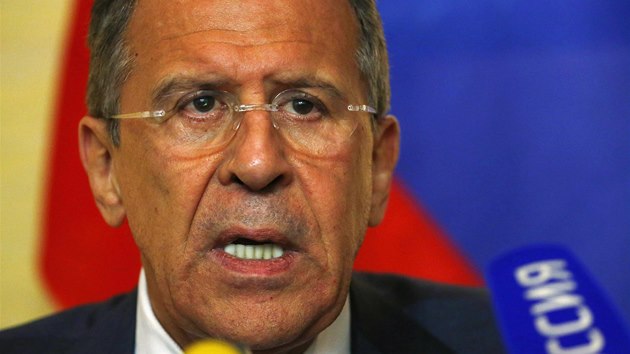 Rusk ministr zahrani Sergej Lavrov po tvrtenm jednn v enev (17. dubna)