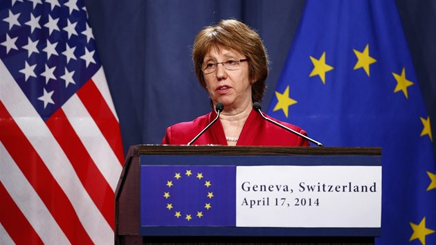 Šéfka unijní diplomacie Catherine Ashtonová (17. dubna)