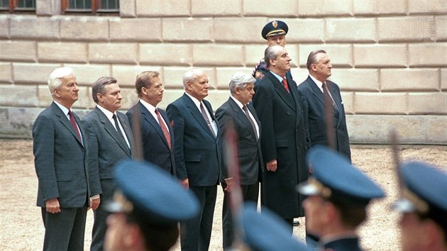 Setkn prezident v Litomyli v roce 1994
