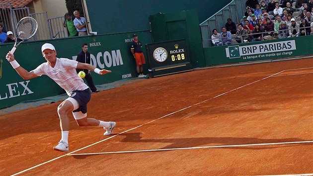 Tom Berdych na turnaji v Monte Carlu