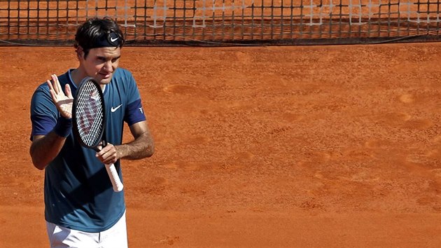 Roger Federer na turnaji v Monte Carlu