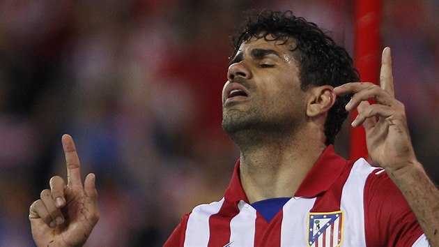 Diego Costa z Atltika coby astn stelec.