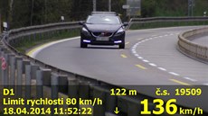 Nejrychlejí vz za dobu mení dosáhl rychlosti 136km/h.