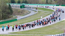 Na Masarykov okruhu se uskutenil první roník závodu Masaryk run.