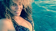 Beyoncé zveejnila fotky z dovolené, kde je bez make-upu a retue.