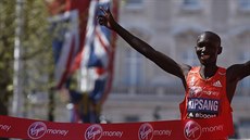 Wilson Kipsang coby vítz Londýnského maratónu.