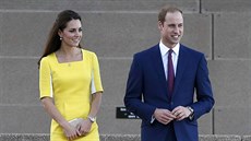 Princ William a jeho manelka Kate na návtv Austrálie (Sydney, 16. dubna...