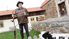 Miloslav Zapletal na své Farm Blaník (18. dubna 2014)