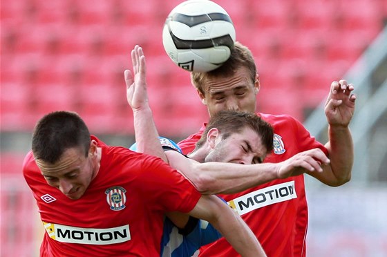 Momentka z prvoligového utkání Brno - Mladá Boleslav.