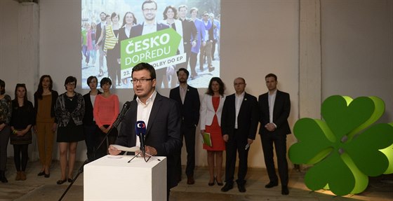 Pedseda Strany zelených Ondej Lika zahájil 22. dubna v Praze kampa pro...