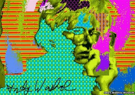 Andy Warhol: Poítaový autoportrét