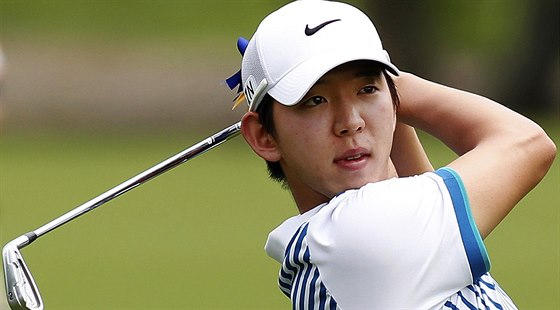 Korejský golfista No Sung-jul.