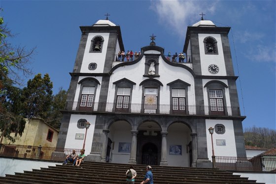 Kostel Nossa Senhora, ve kterém je hrob arcivévody Karla umístn.