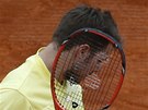 Stanislas Wawrinka ve finále turnaje v Monte Carlu. 
