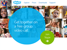 Skype se novou funkcí ji chlubí i na úvodní stránce
