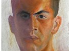 Václav Formánek také maloval. Toto je jeho autoportrét.