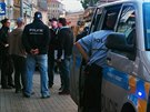 Policie v pátek 25. dubna eila vradu v Sokolovské ulici v Karlín.