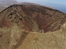 Vyhaslý kráter  severozápad Lanzarote
