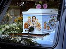 Peaches Geldofovou pohbili v rakvi, na které byla namalovaná její rodina (21....