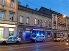 Policie zajistila dm v ulici Sokolovská, kde byl v pátek veer pi rvace