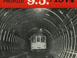 Poprvé vyjelo v Praze metro s cestujícími 9.5.1974 ped 40 lety. Jezdilo mezi...