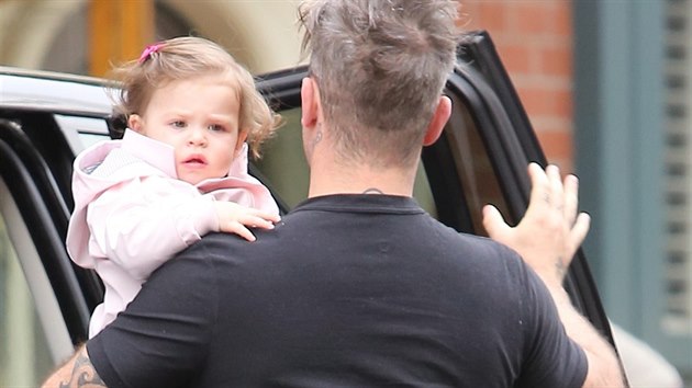 Robbie Williams s dcerou Teddy