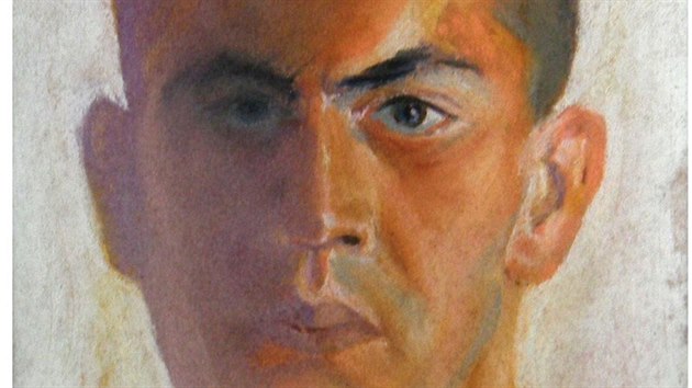 Vclav Formnek tak maloval. Toto je jeho autoportrt.