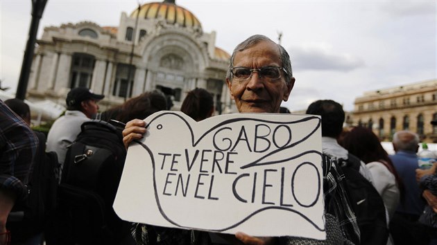 "Uvidíme se v nebi, Gabo," loučil se se spisovatelem jeho fanoušek v Mexiku.