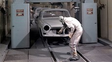 Továrna znaky Volvo ve mst Torslanda slaví výroí 50 let od zahájení výroby.