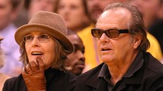 Diane Keatonová a Jack Nicholson (28. listopadu 2003)