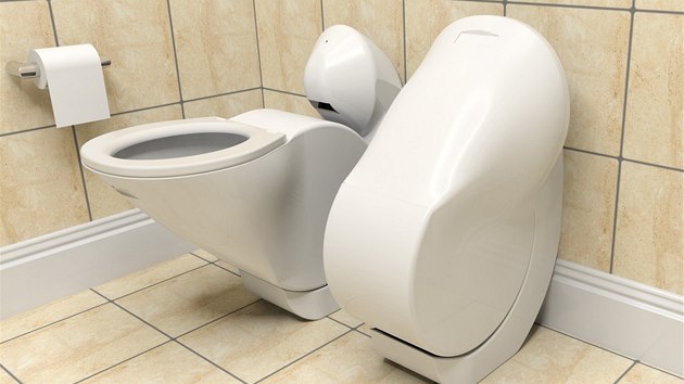 Skldac toaleta nazvan Iota m pkn futuristick vzhled.