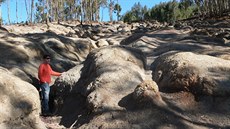 Vít Vilímek v Etiopské vyso�in�, kde nadm�rná pastva zp�sobuje enormní erozi...