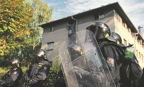 Ubytovnu ve varnsdorfské Masarykov ulici museli pi nepokojích v roce 2011...