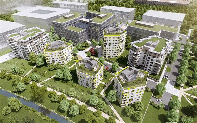 Developerská firma Sekyra Group chce výstavbu na Rohanském ostrov v Praze...