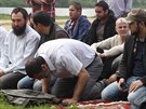 Muslimové se rozhodli na protest proti policejnímu zásahu v Islámské nadaci v...