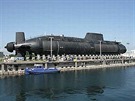 Dokonovací práce na ponorce typu S80.
