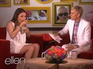 Mila Kunisová v show Ellen DeGeneresové prozradila, jaké má thotenské chut.